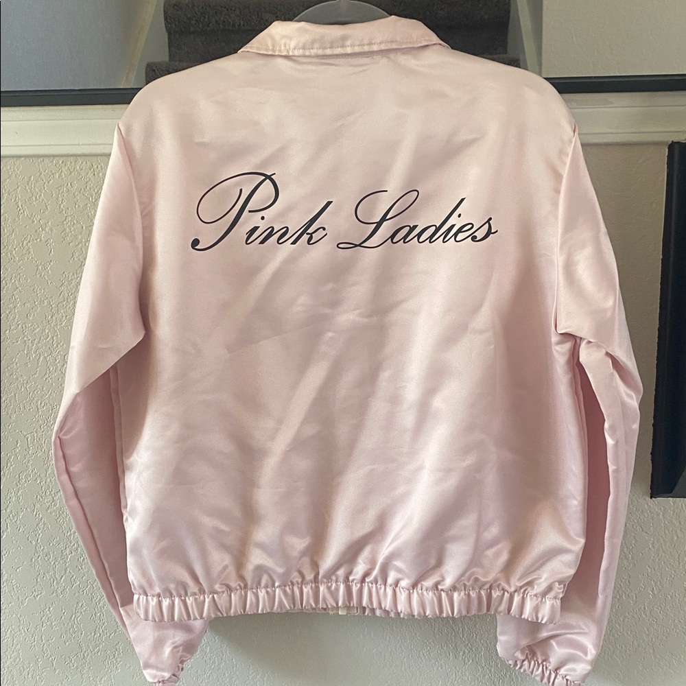 Pink Ladies Jacket Grease 1960s Costume Varsity Jacket Size L